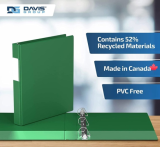 Davis Group® Essential D-Ring Binder 1" Green