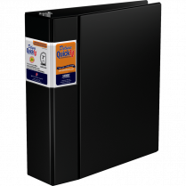 Davis Group Deluxe QuickFit® Heavy Duty D-Ring Binder 3" Black