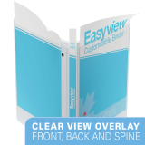 Davis Group Easyview Customizable Binder 5/8" O-Ring White