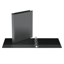 Davis Easyview Overlay D-Ring Binder 1" Black