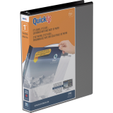 Davis Group QuickFit® View D-Ring Binder 1" Black