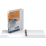 Davis Group QuickFit® View Round Ring Binder 1" White