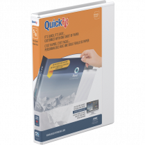 Davis Group QuickFit® View D-Ring Binder 5/8" White