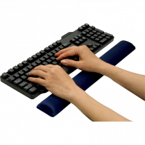 DAC® Super-Gel™ Straight Edge Keyboard Wrist Rest Dark Blue
