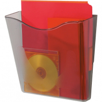 Deflecto® DocuPocket® Vertical Wall File Smoke