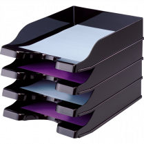 Deflecto® Antimicrobial DocuTray® Letter Black