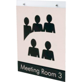 Deflecto® Classic Image® Wall Mount Sign Holder Portrait 8-1/2" x 11