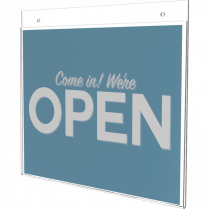 Deflecto® Classic Image® Wall Mount Sign Holder Landscape 11" x 8-1/2