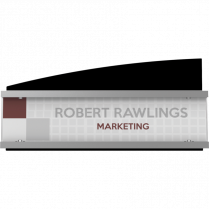 Deflecto® Interior Image® Name Plate Sign Holder 8-1/2" x 2"