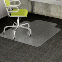 Deflecto® DuraMat® Chair Mat 36" x 48" w/Lip