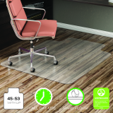 Deflecto® Hard Floor Chair Mat 45" x 53" with Lip