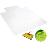 Deflecto® Hard Floor Chair Mat 45" x 53" with Lip