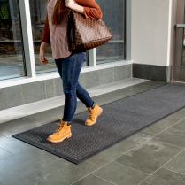 Deflecto® Indoor/Outdoor Entrance Mat 36" x 120" Charcoal