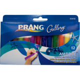 Prang® Gallery® Ambrite® Paper Chalk Assorted Colours 12/box