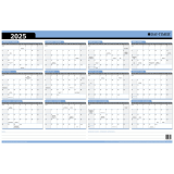 Day-Timer® Reversible Flexible Vertical/Horizontal Planner 24" x 36" Bilingual