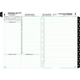 Day-Timer® Refill Daily Desk Size 2 Page Per Day Bilingual