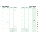 Day-Timer® Refill Monthly Desk Size 2 Page Per Month Bilingual