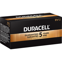 Duracell® CopperTop® Batteries "9V" 12/box