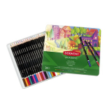 Derwent Academy® Coloured Pencils with Storage Tin 24/pkg