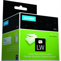 DYMO® LabelWriter® Large Address Labels 1-2/5" x 3-1/2" White 260 Labels 2 rolls/box