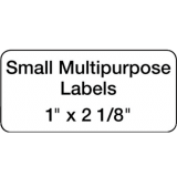 DYMO® LabelWriter® Small Multipurpose Labels 1" x 2-1/8" White 500/roll