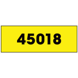 DYMO® D1™ Polyester Replacement Tape 1/2" Black on Yellow