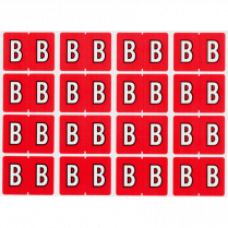 Pendaflex® Labels B Red 240/pkg