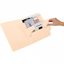 Pendaflex Divide-It-Up™ Multi-Section File Folders Letter Manila 24/pkg