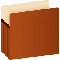 Pendaflex® Vertical File Pocket with Reinforced Gussets 5-1/4" Expansion Letter 5/pkg