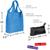Oxford® Reusable Grocery Bags Assorted Colours 8/pkg
