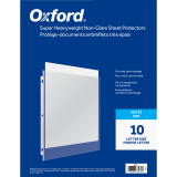 Oxford® Page Protectors Matte 4 mil Letter 10/pkg
