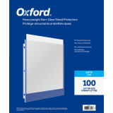 Oxford® Page Protectors Matte 3 mil Letter 100/box