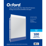 Oxford® Page Protectors Matte 4 mil Letter 100/box