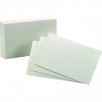 Oxford® White Index Cards 4" x 6" Plain 100/pkg