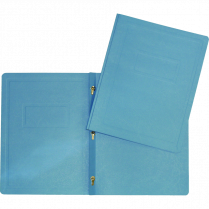 Oxford® Panel & Border Report Covers Letter Light Blue SINGLE