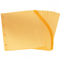 Oxford® Printed Tab Index Dividers 1-31 Legal Buff