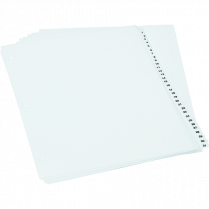Oxford® Preprinted Poly Index Dividers 1-31 White