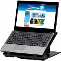 Exponent® Adjustable Notebook Stand Black