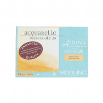 Fabriano Artistico Cold Pressed Traditional White Block 5" x 7" 140lb 25sheets