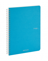 Fabriano Ecoqua Original Spiral & Graph A5 Turquoise