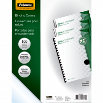 Fellowes® Binding Covers 11" x 8-1/2" 100/pkg Transparent