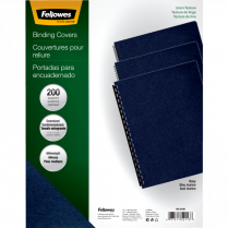 Fellowes® Expressions™ Linen Presentation Covers 11-1/4” x 8-3/4” 200/pkg Navy