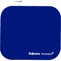 Fellowes® Microban® Ultra Thin Mouse Pad 9" x 8" Blue