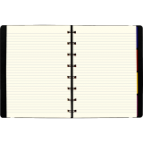 Filofax® Notebook A5 8-1/4" x 5-3/4" Black