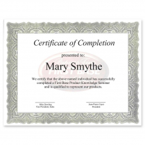 First Base Gioche Certificates with Gold Seals