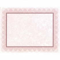 St. James® Regent Certificates Red w/Seal 25/pkg