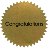 St. James® Seals Gold 200/pkg