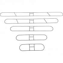 Globe™ Snap On Dust Mop Frame 24" x 5