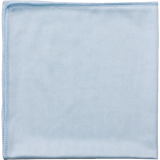 Globe™ Glass and Mirror Microfibre Cloth 14" x 14" Blue 10/pkg