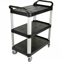 Globe™ Utility Cart 17"W x 33"D x 37"H Black